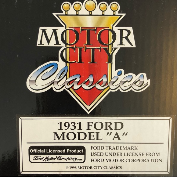Motor City Classics 1:18th Diecast Metal Classic Car Model 1931 Ford Model “A” - Picture 8 of 8
